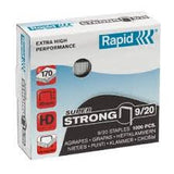 Rapid 9/20 (1000) Extra High Performance Super Strong Staples - under 1/2 price - SAME DAY despatch
