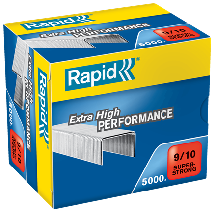 Rapid 9/10 (5000) Extra High Performance Super Strong Staples - under 1/2 price - SAME DAY despatch