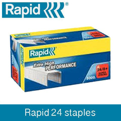 Rapid 24/8+ Super Strong High Performance Staples - under 1/2 price - SAME DAY DESPATCH
