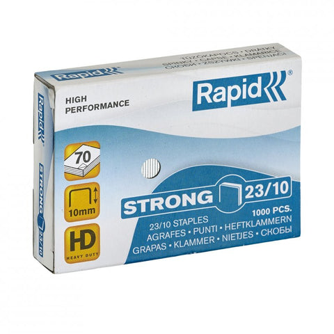 Rapid 23/10 (1000) Strong Staples  - 50% discount - SAME DAY despatch