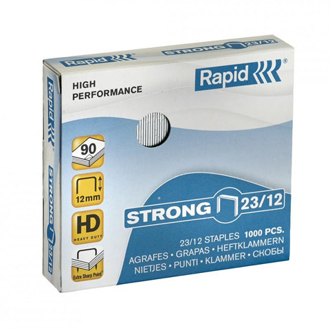 Rapid 23/12 (1000) Strong Staples - 50% discount - SAME DAY Despatch