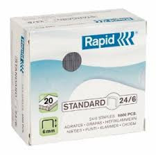 Rapid 24/6 (5000) Standard Staples - 50% Discount (£2.46 per box + VAT) SAME DAY despatch