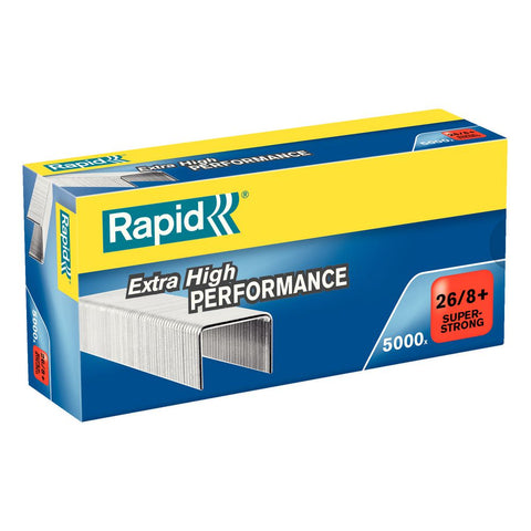 Rapid 26/8+ (5000) Extra High Performance Super Strong Staples- under 1/2 price - SAME DAY DESPATCH