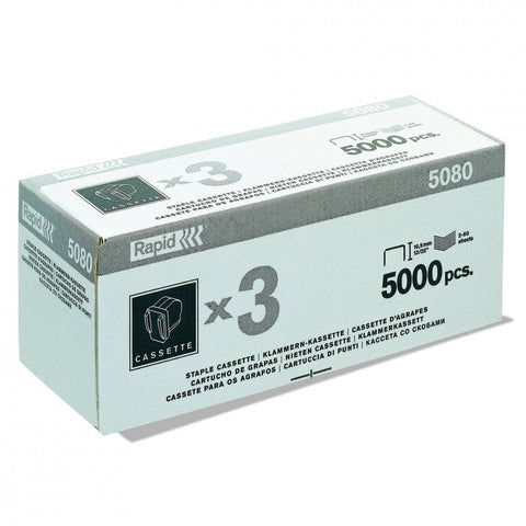 Rapid 5080E Special Electric Staple Cassettes (3x5000) Triple - under 1/2 price - SAME DAY DESPATCH