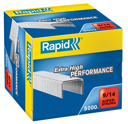 Rapid 9/14 (5000) Extra High Performance Super Strong Staples - under 1/2 price - SAME DAY despatch