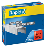 Rapid 9/17 (1000) Extra High Performance Super Strong Staples - under 1/2 price - SAME DAY despatch