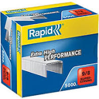 Rapid 9/8 (5000) Extra High Performance Super Strong Staples - under 1/2 price - SAME DAY Despatch