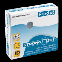 Rapid 23/17 (1000) Strong Staples 1/2 price SAME DAY despatch