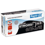 Rapid 26/8+ (5000) Extra High Performance Super Strong Staples- under 1/2 price - SAME DAY DESPATCH