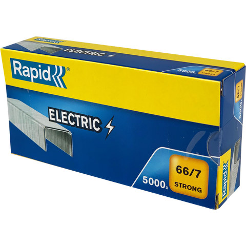 Rapid 66/7 (5000) Special Electric Strong Staples - under 1/2 price - SAME DAY DESPATCH